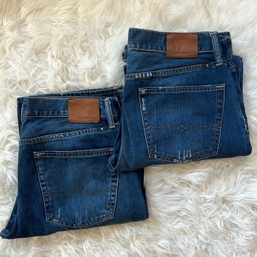 Lucky Brand Blue Straight Jeans Classic Style